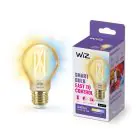 WiZ Smart LED E27 Pære A60 Filament Guld 7W 640lm | Bedste Farvegengivelse - Dæmpbar - Erstatter 50W