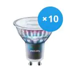 Fordelspakke 10x Philips MASTER LED Spot ExpertColor GU10 PAR16 3.9W 280lm 36D - 930 varm hvid | bedste farvegengivelse - dæmpbar - erstatter 35W