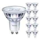 Fordelspakke 10x Philips Corepro LED Spot GU10 PAR16 4.9W 485lm 36D - 840 kold hvid | erstatter 65W