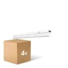 Fordelspakke 4x Ledvance LED Lysrender Linear Kompakt Kontakt 8W 800lm - 830 Varm Hvid | 60cm