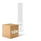 Fordelspakke 10x Noxion Lucent PL-S LED 4.3W - 840 Kold Hvid | 4-Pinde - Erstatter 9W