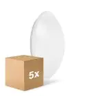 Fordelspakke 5x Ledvance Surface Rundt 350 Hvid 18W 1440lm - 840 kold hvid | IP44 - erstatter 2x18W