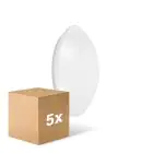Fordelspakke 5x Ledvance Surface Rundt 250 Hvid 13W 920lm - 830 varm hvid | med sensor - IP44 - erstatter 2x13W