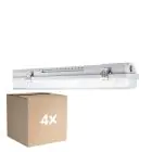 Fordelspakke 4x Ledvance LED Fugttæt Armaturhus MT Gen 3 IP65 | Egnet til 2x150cm LED Lysrør