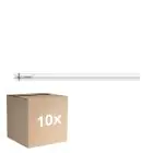 Fordelspakke 10x Philips Master LED Lysrør T8 (EM/Mains) Ultra Output 20W 3700lm - 840 Kold Hvid | 150cm - Erstatter 58W