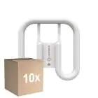 Fordelspakke 10x Ledvance DULUX-SQ LED 13W - 830 Varm Hvid | 2-Pinde - Erstatter 28W