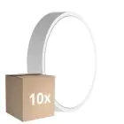 Fordelspakke 10x Ledvance LED Væglampe Runde Hvid 9.5W 1220lm - 830-840 CCT | 262mm - IP65