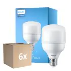 Fordelspakke 6x Philips CorePro LED E27 Matt 20W 2050lm - 830 Varm Hvid | Erstatter 120W