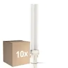 Fordelspakke 10x Philips PL-S 11W - Actinic BL | 2-Pinde
