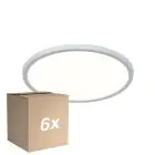 Fordelspakke 6x Nordlux LED Loftlampe Oja 29 Hvid 15W 1700lm - 830-840 CCT | IP54 - Dæmpbar