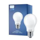 Philips MASTER Value LED Pære E27 Pære matt 5.9W 806lm - 927 ekstra varm hvid | bedste farvegengivelse - dæmpbar - erstatter 60W