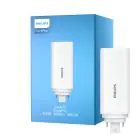 Philips CorePro PL-T LED Pære HF 6.5W - 840 Kold Hvid | 4-Pinde - Erstatter 18W