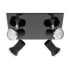 Eglo Loftlampe Tamara 1 Stål Sort Krom 4x2.8W 4x250lm - 830 Varm Hvid | IP44 - Inkl. 4x GU10
