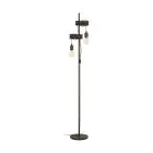 Eglo Gulvlampe Townshend 4 Stål Brun Sort | IP20 - Egnet til 2x E27 