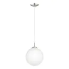 Eglo Pendel Lampe Rondo Stål Satin Nikkel | Egnet til E27