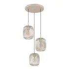 Eglo Pendel Lampe Romazzina Stål Sandet | Egnet til 3x E27