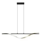 Eglo Pendel Lampe Conaprato Stål Brushed Messing, Sort 20W 2500lm - 827-840-865 CCT | Dæmpbar