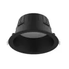 Noxion LED Downlight Hera Dyb Forsænket Sort 21W 2400lm 100D - 827-830-840 CCT | 226mm - Udsnit 200mm