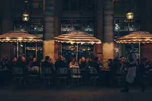 Udend&oslash;rs belysning terrasse