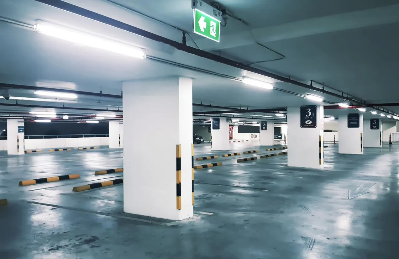 LED Montagebalken Parkeergarage